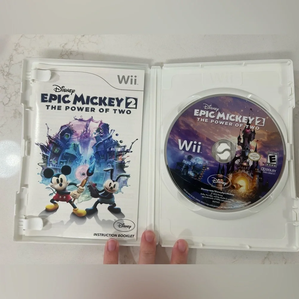 Wii Disney Epic Mickey 2 The Power of Two Video Game